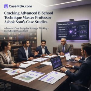 Cracking Advanced B-School Technique Master Professor Ashok Som's Situation Studies