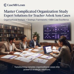 Master Complicated Organization Study Expert Solutions for Teacher Ashok Som Cases