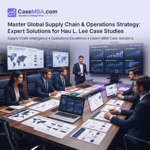 Master Worldwide Supply Chains & Operations Strategy Professional Solutions for Professor Hau L. Lee Instances
