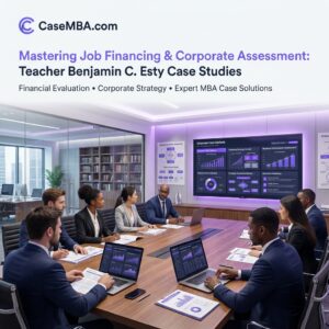 Mastering Job Financing & Corporate Assessment: Teacher Benjamin C. Esty Instance Studies