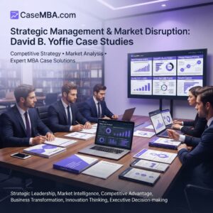 Strategic Management & Market Disturbance: Teacher David B. Yoffie Instance Studies