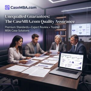 Unequalled Guarantees The CaseMBA.com Quality Assurance
